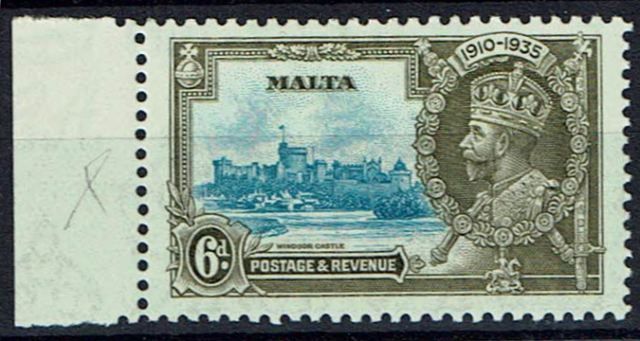 Image of Malta SG 212a VLMM British Commonwealth Stamp